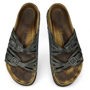 Birkenstock Granada Sandals - Women’s Shoes - Size 7 EU 38 - Charcoal Gray